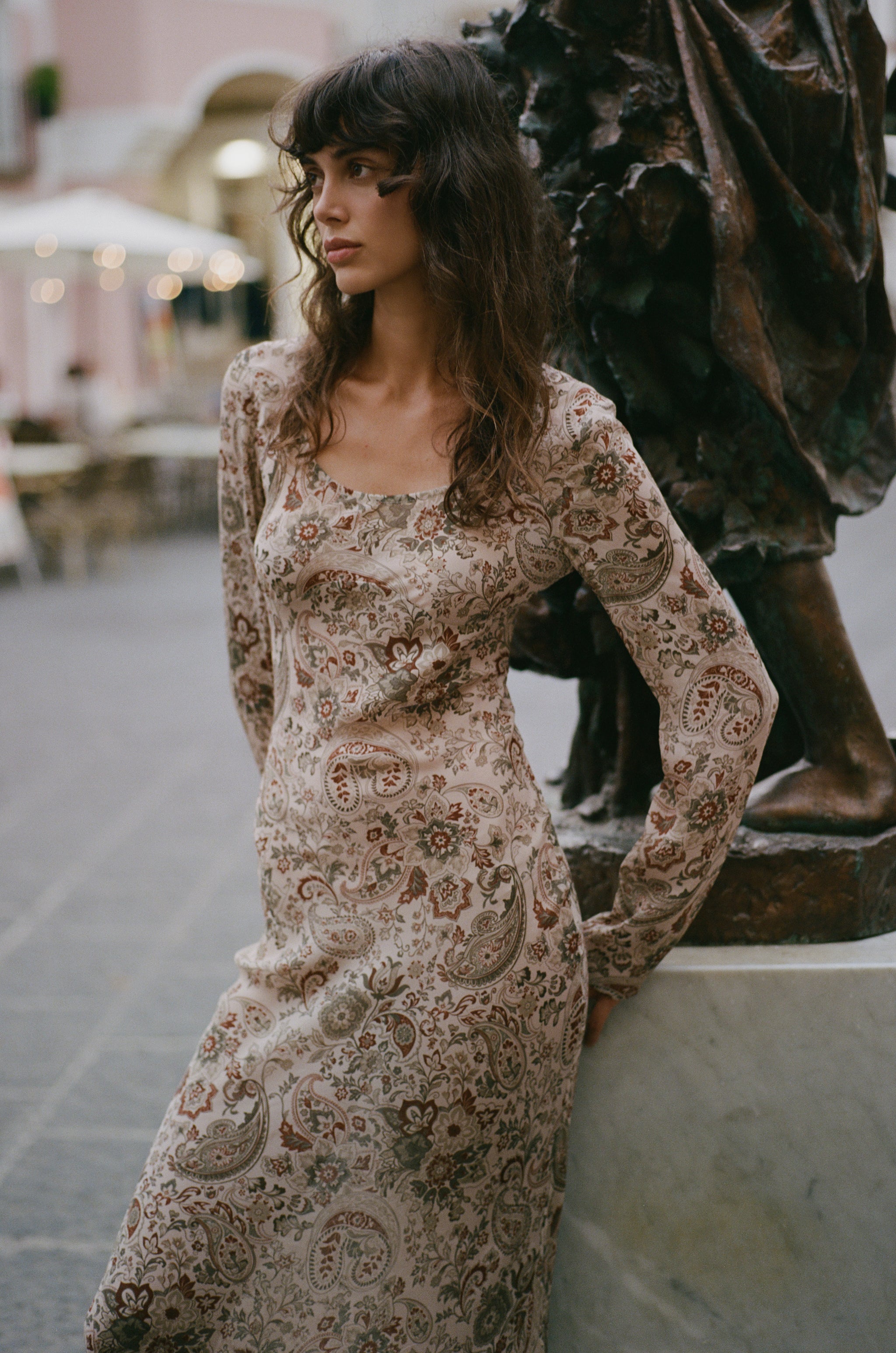 ワンピース plage lady dress 34 Josephine Dress | Stone Paisley – With Jéan