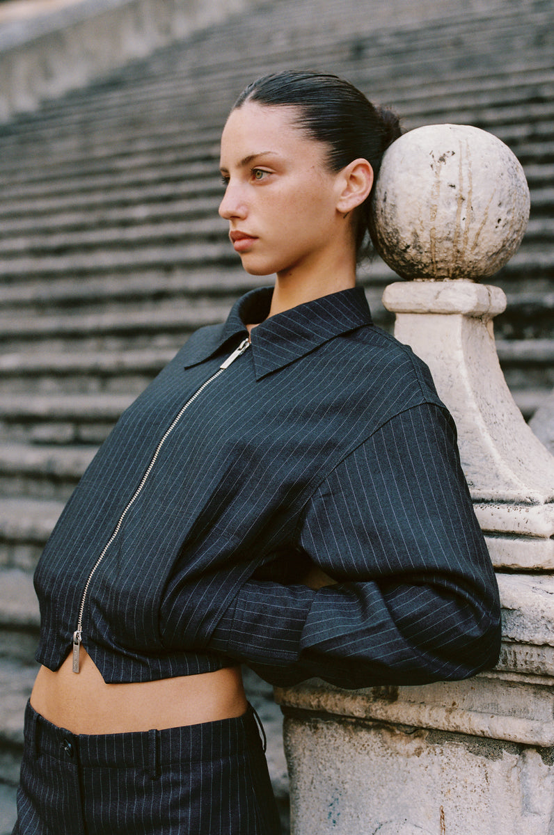 Fred Jacket | Pinstripe