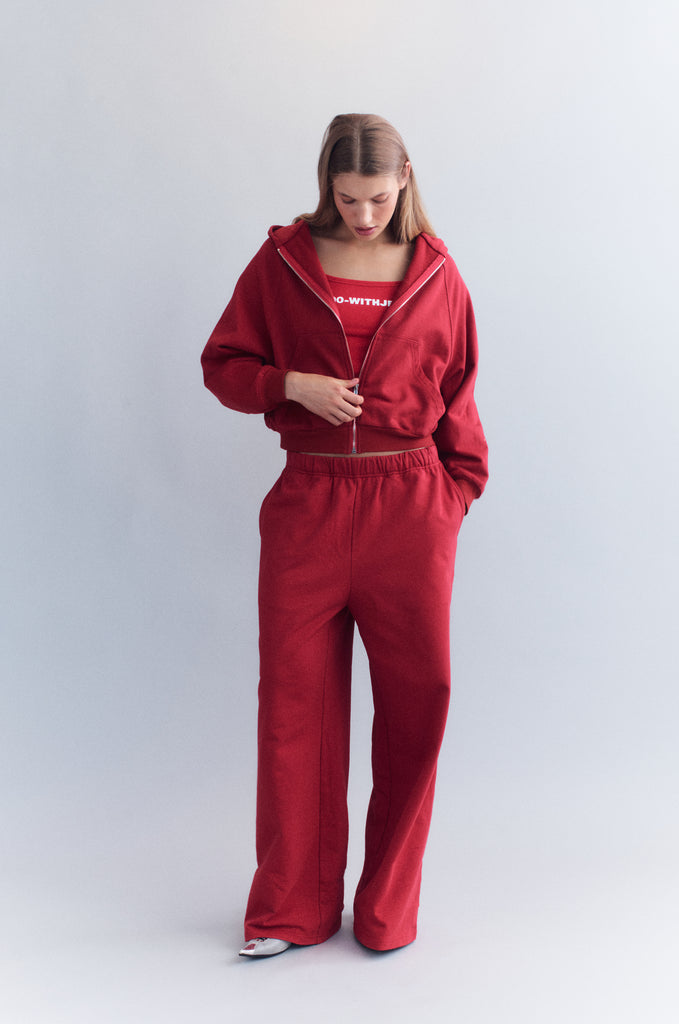 The Classic Track Pant | Red