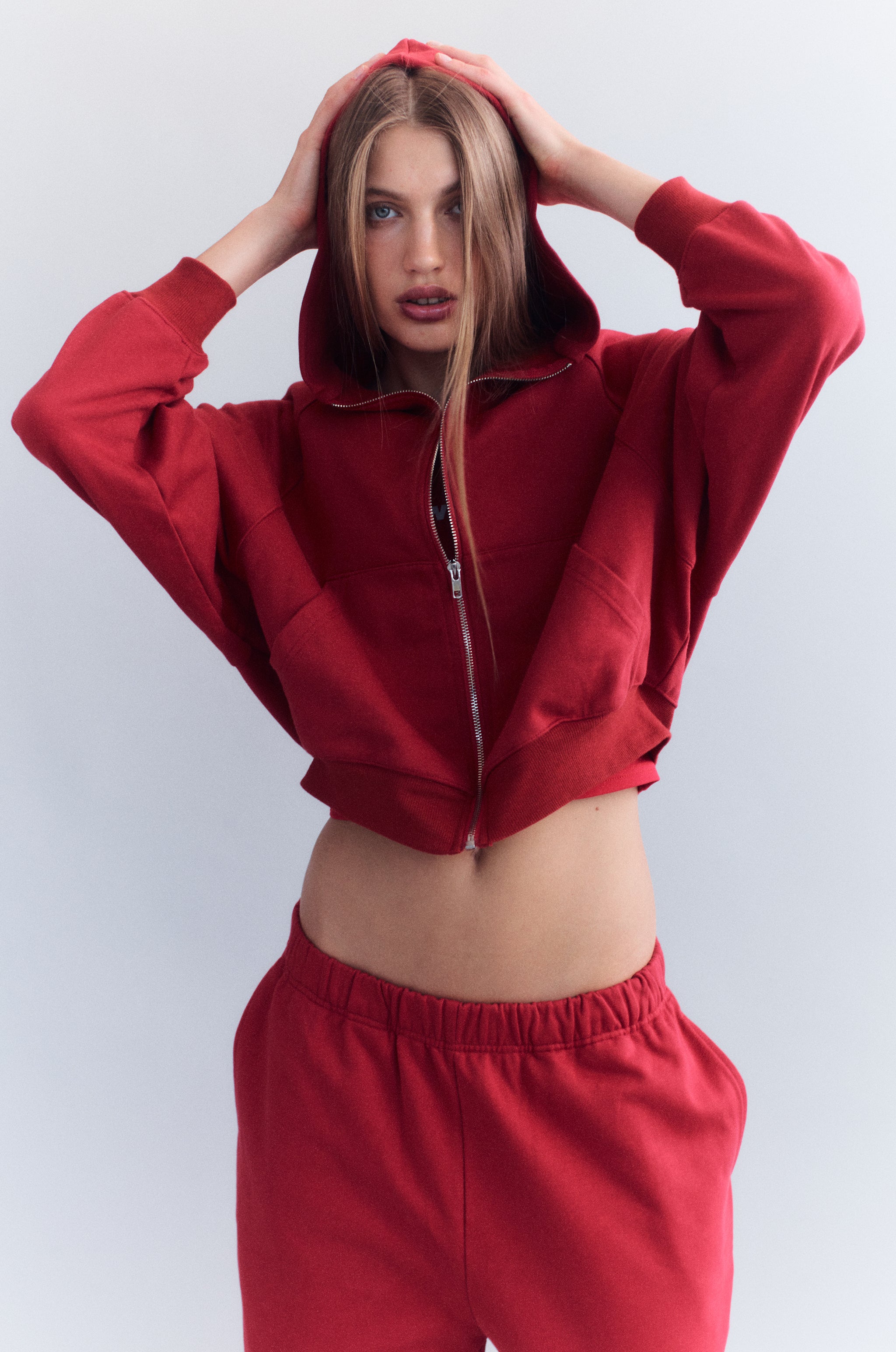 The Classic Zip Through Red With Jéan