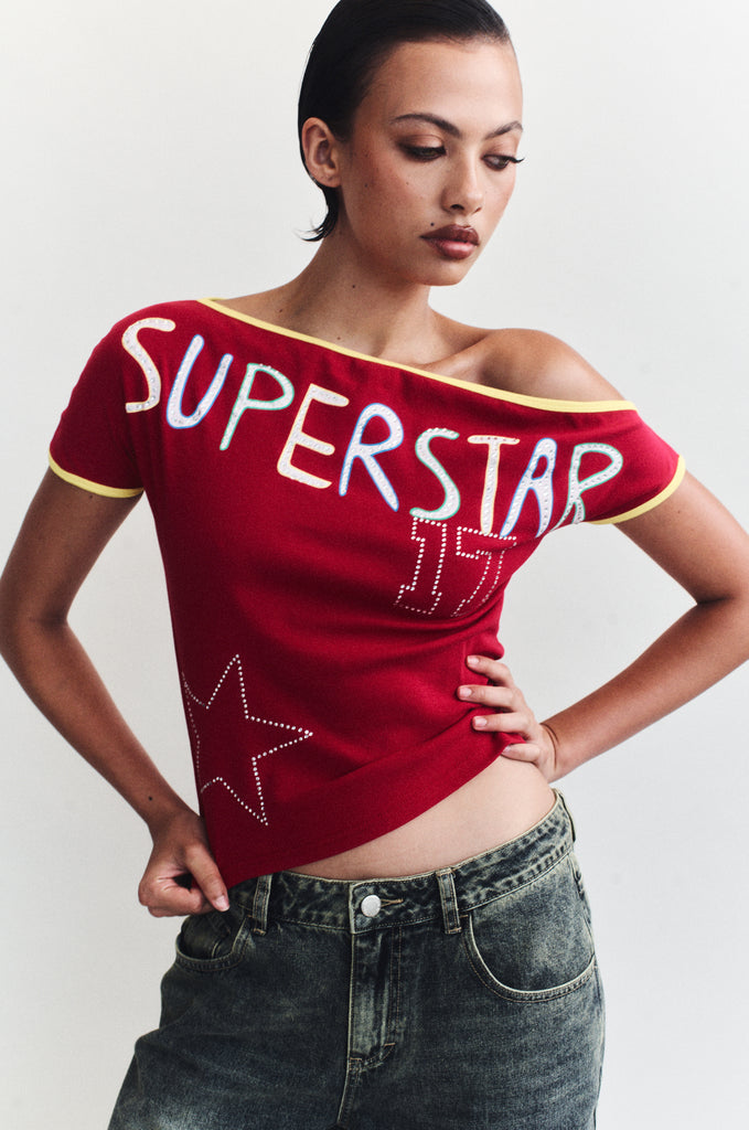 Superstar Seven Tee | Red