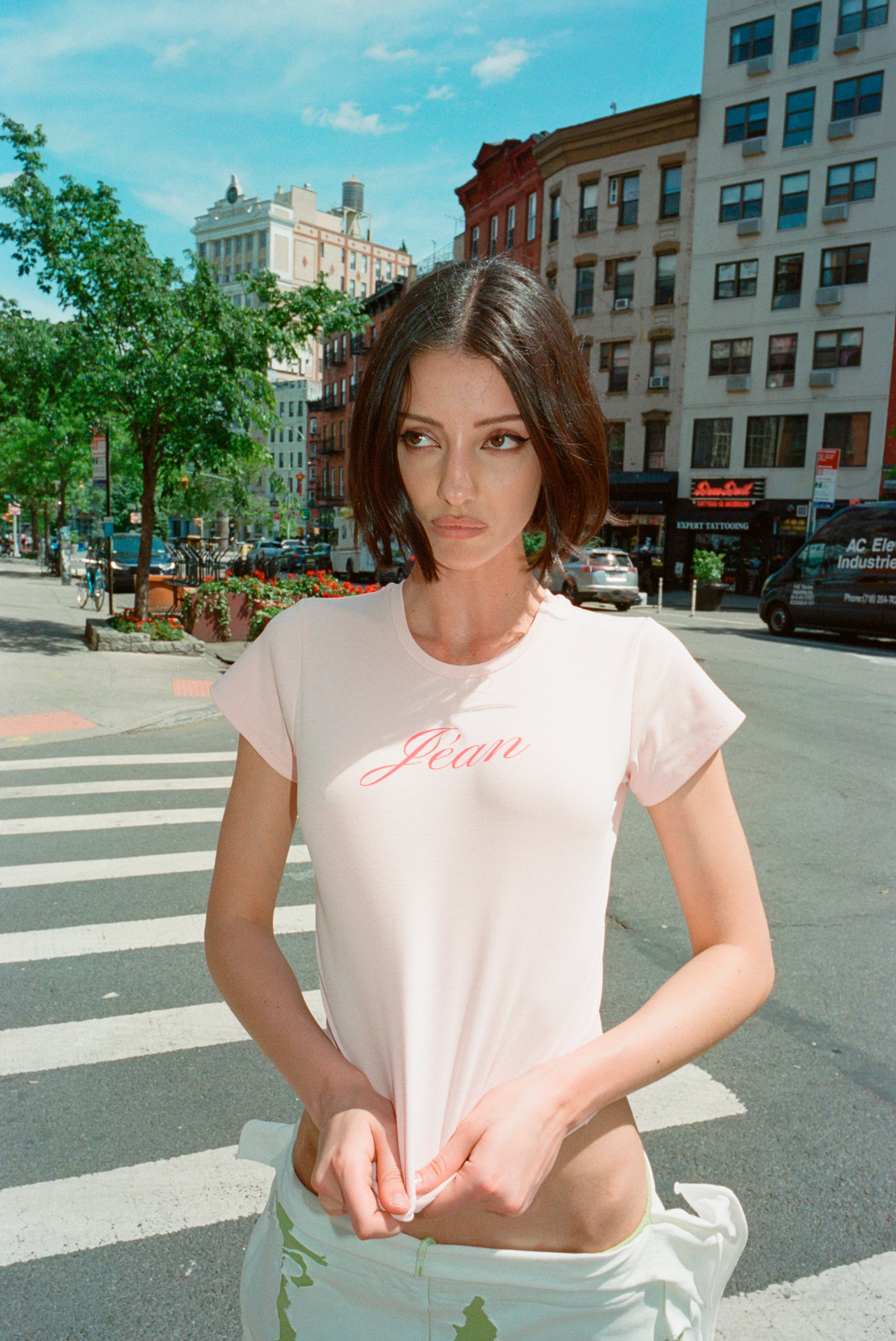 Jean Tee | Baby Pink – With Jéan