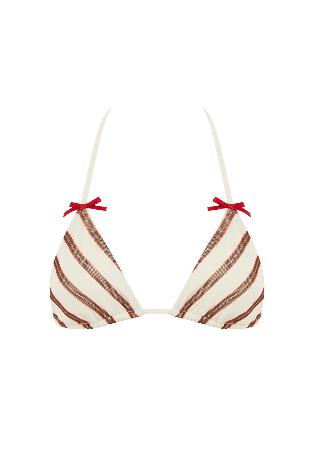 Juni Bikini Top | Cream Stripe