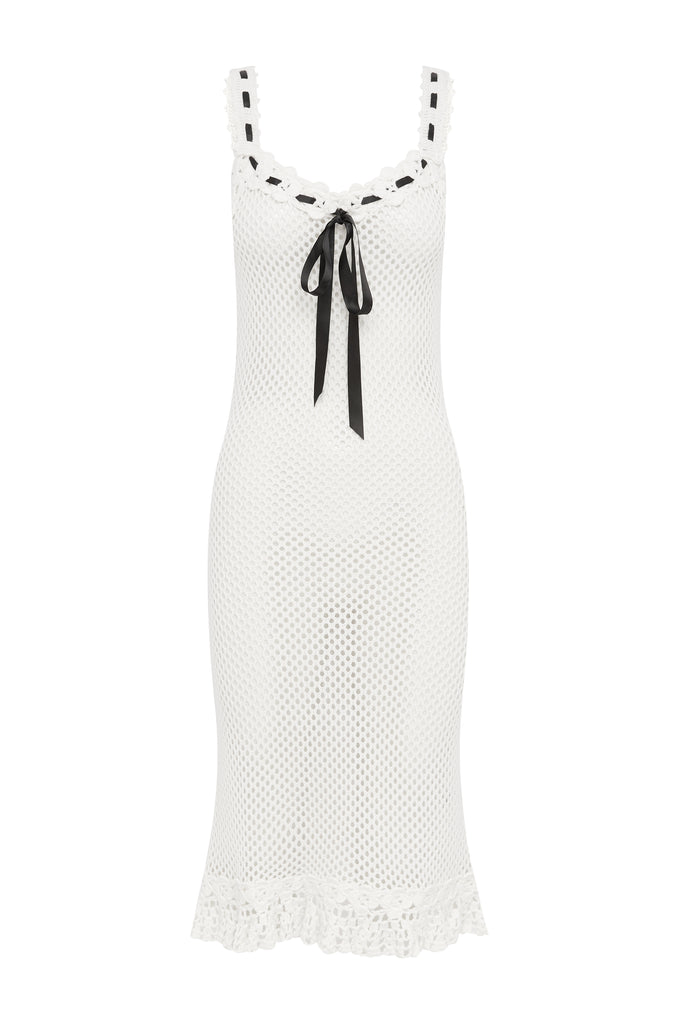 Mila Midi Dress | White