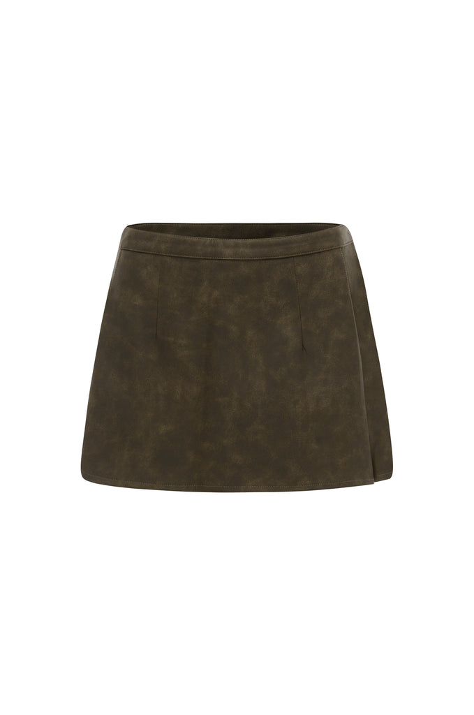 Dakota Mini Skirt | Chocolate