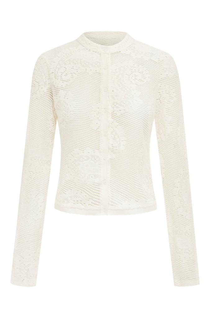 Dom Top | White Lace