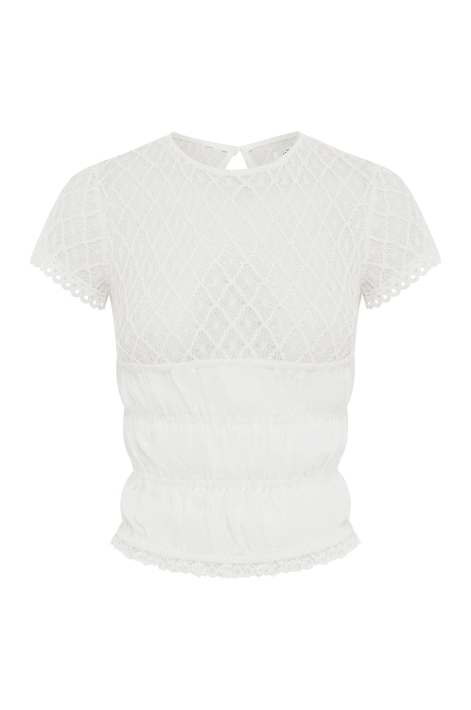 Faye Top | White