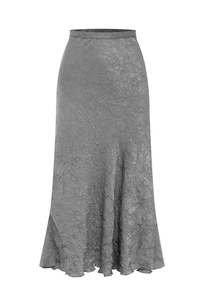 Aria Midi Skirt | Grey