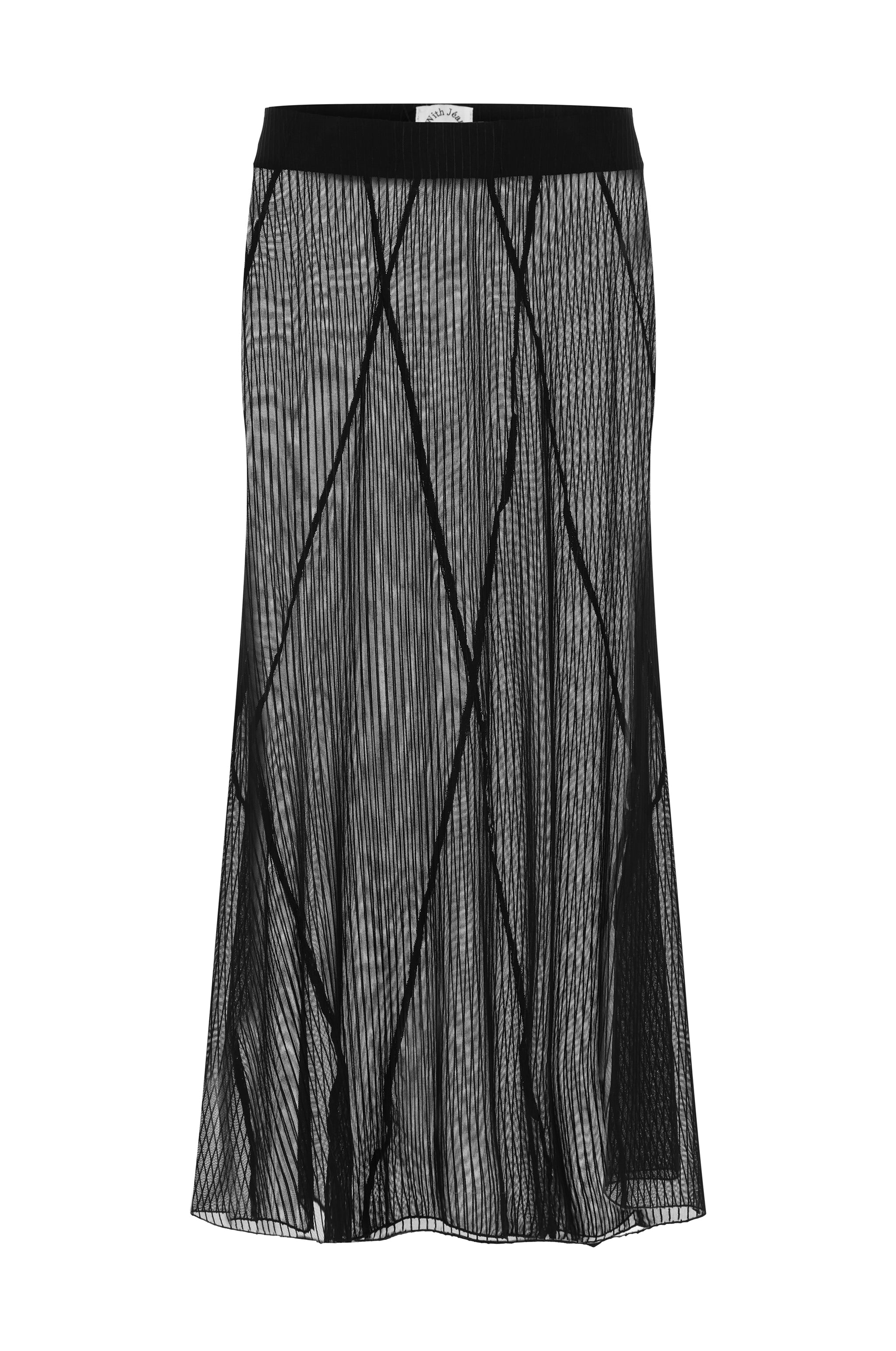 Lorenzo Midi Skirt | Black – With Jéan