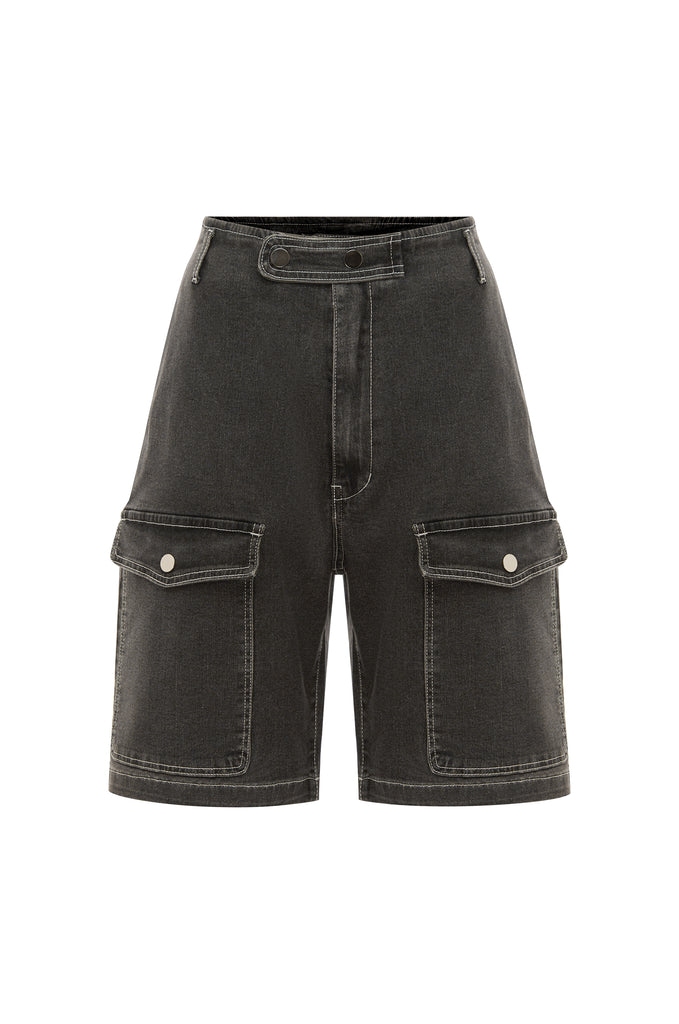 Carter Cargo Shorts | Washed Black