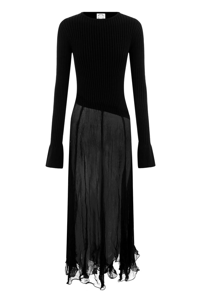 Julia Midi Dress | Black
