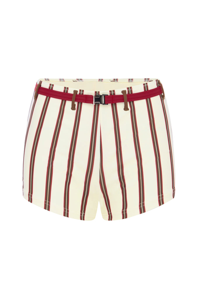 Blake Swim Shorts | Cream Stripe