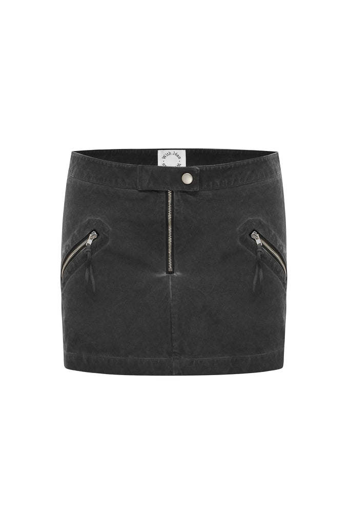Banks Mini Skirt | Washed Black