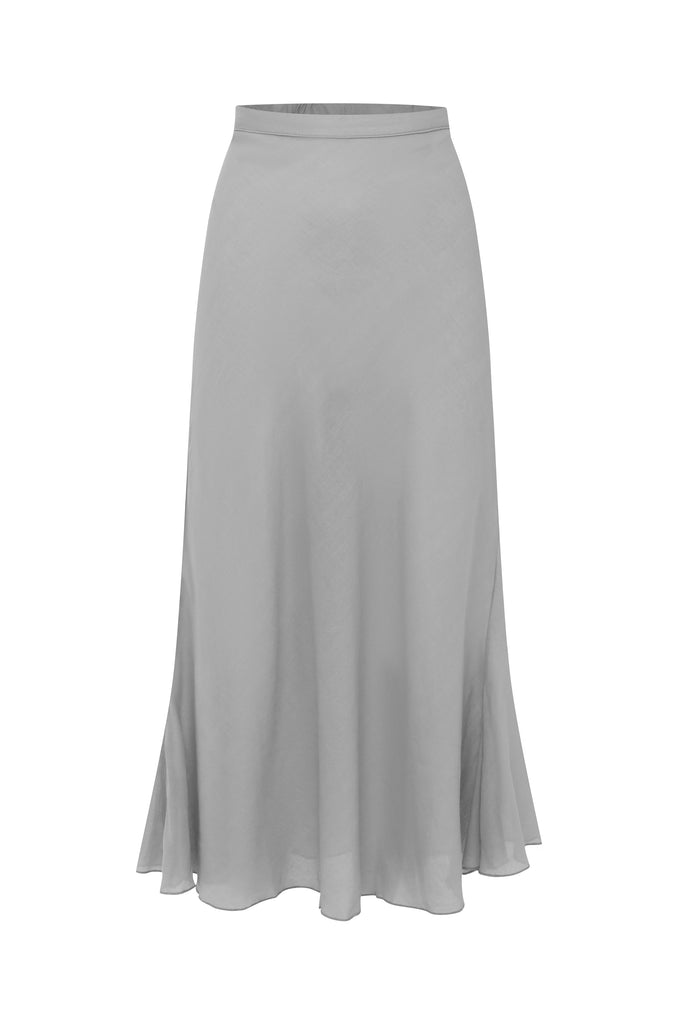 Ava Midi Skirt | Grey