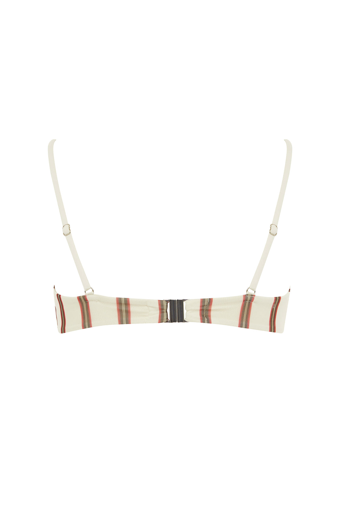 Jeanie Bikini Top | Cream Stripe