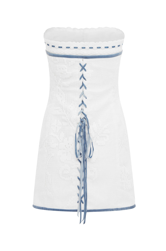 Sabrin Dress | White Lace