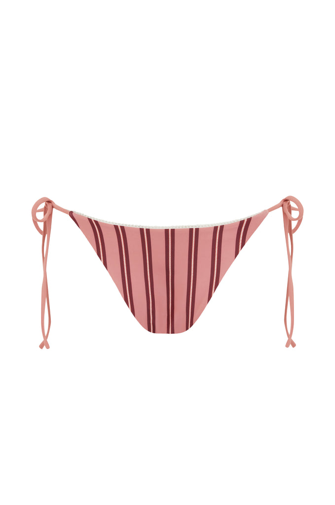 Juni Bikini Bottom | Pink Stripe