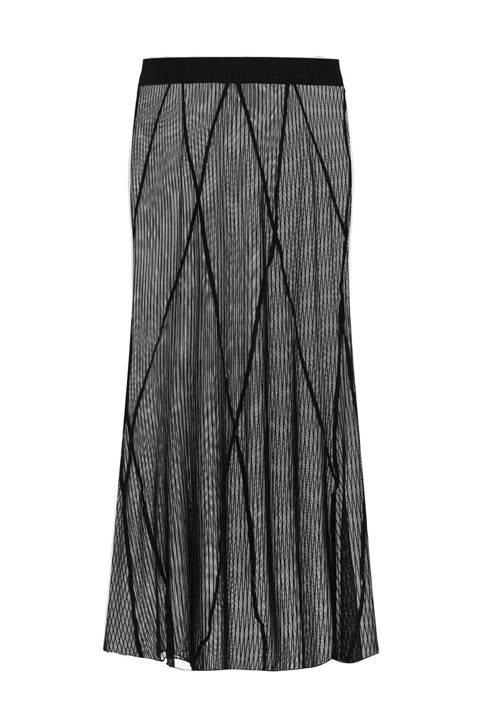Lorenzo Midi Skirt | Black