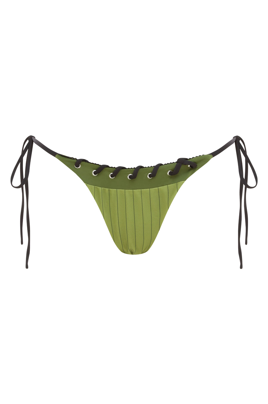 Janex Deep Coffee Recycled Fabric Eyelet Jacquard Underwire Bikini Set