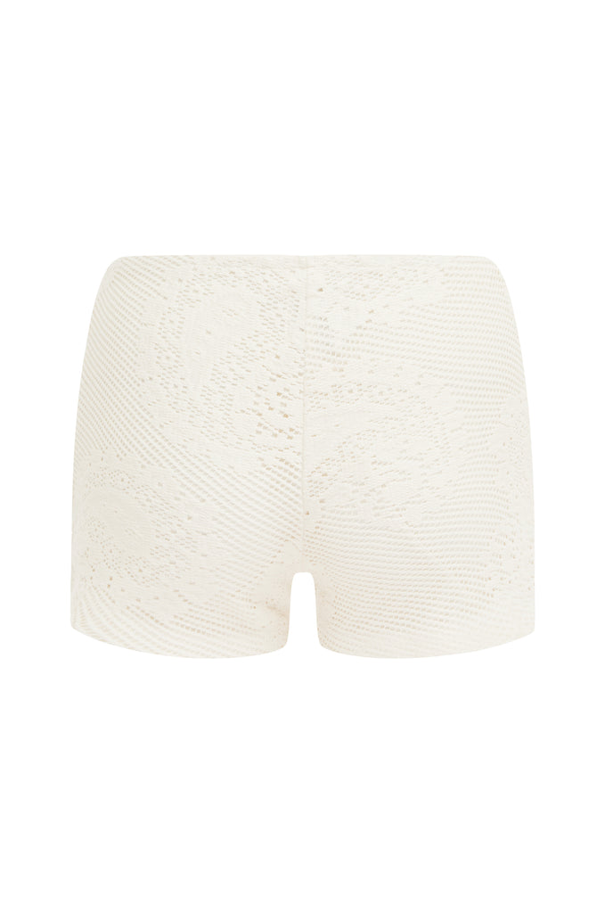 Dom Shorts | White Lace