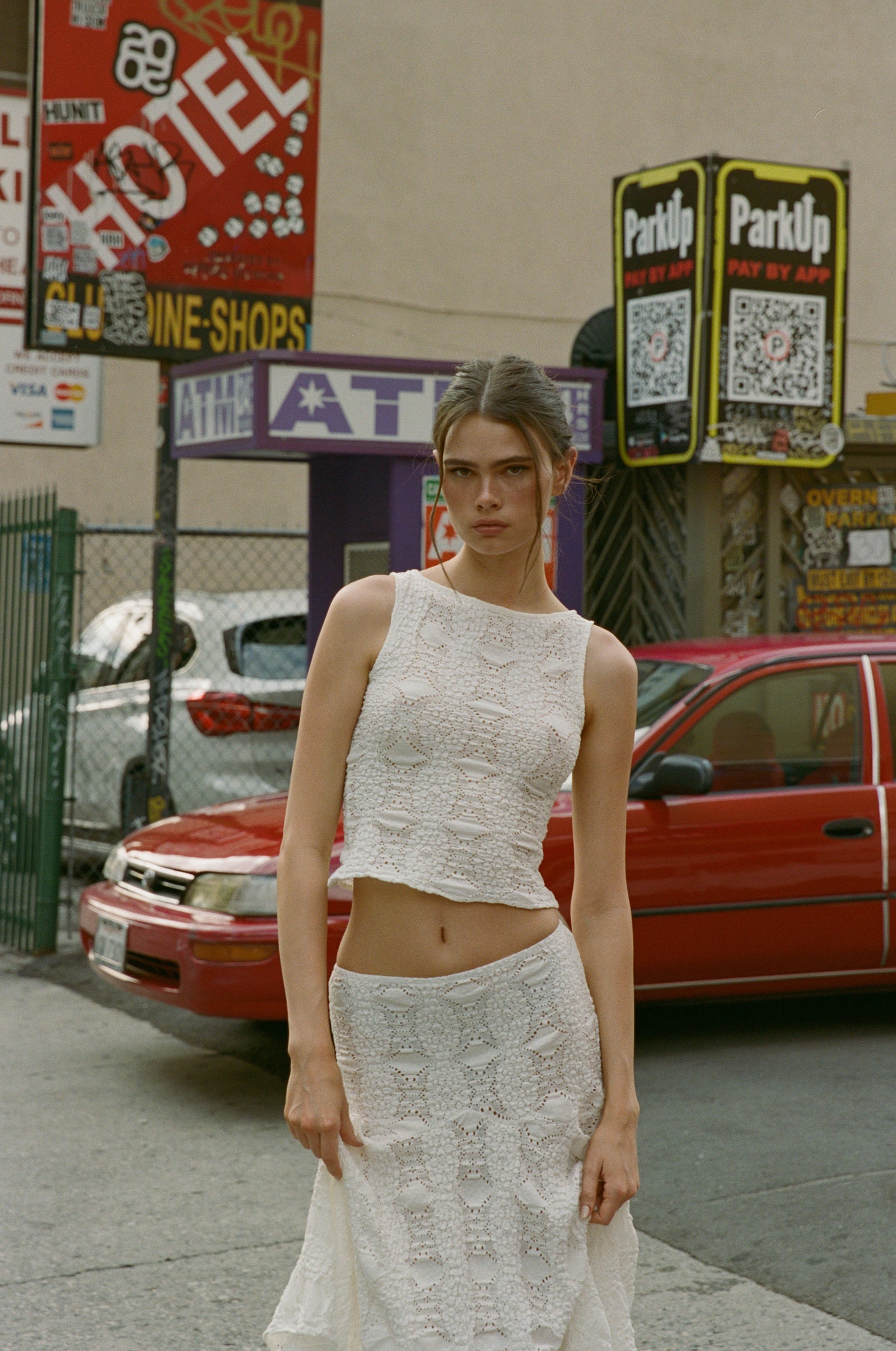 Maeve Dress in White
