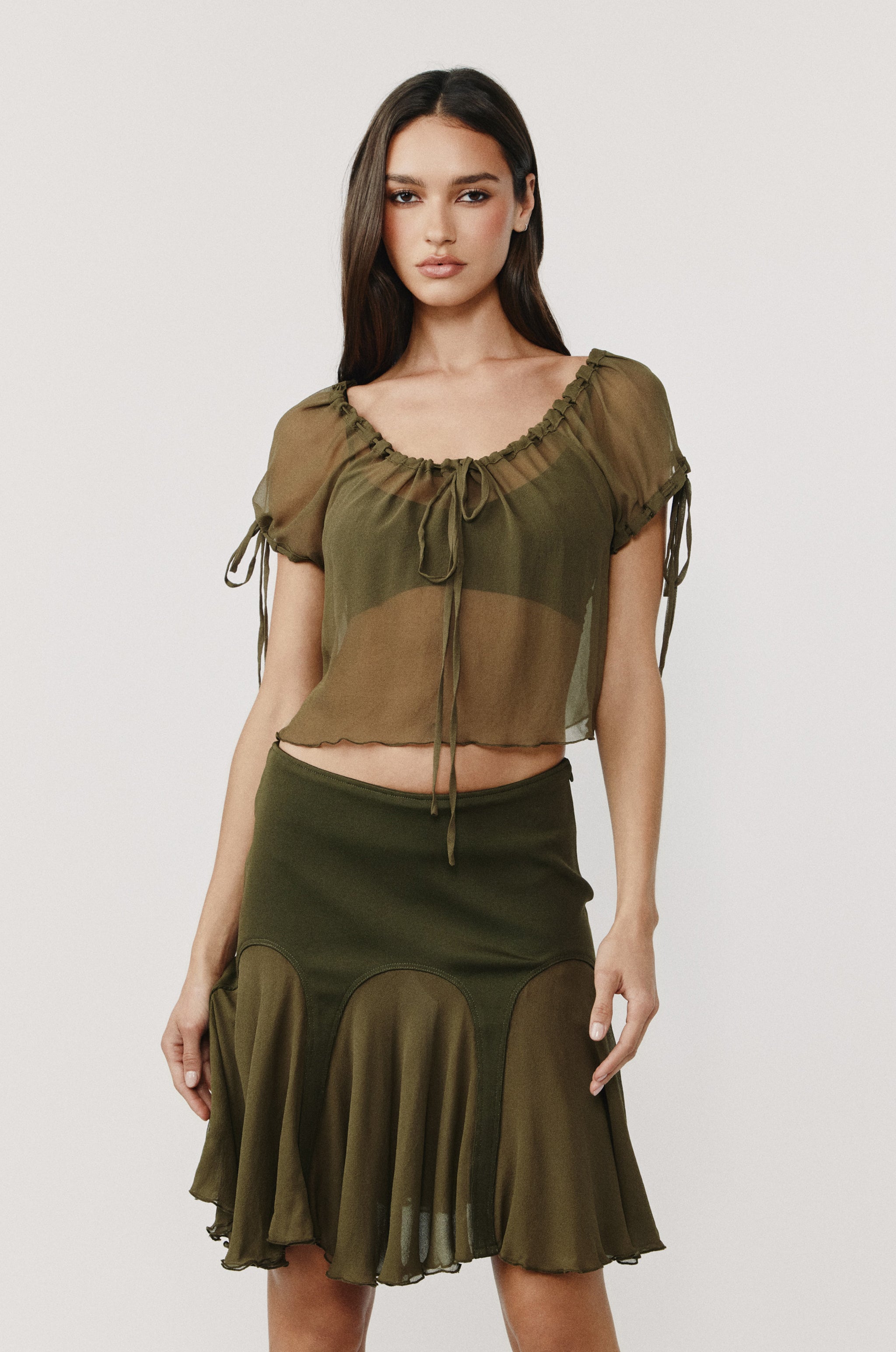 Adele Top | Olive – With Jéan