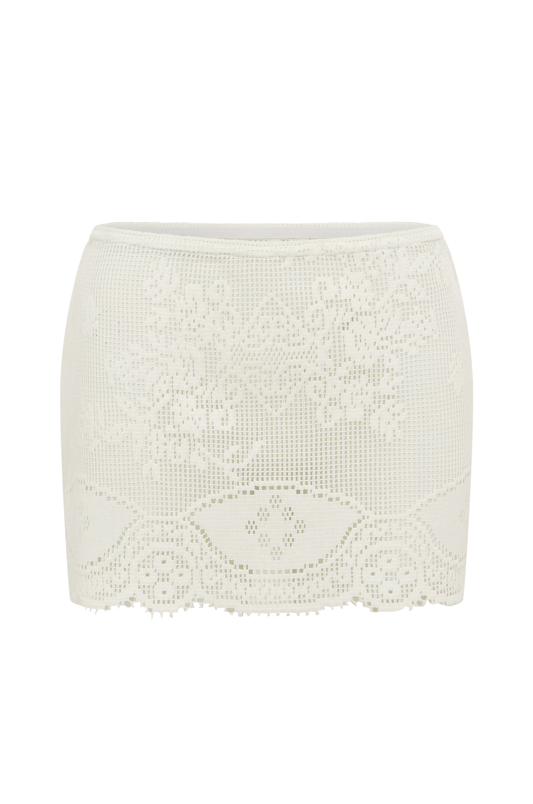 Belinda Skirt | White Lace