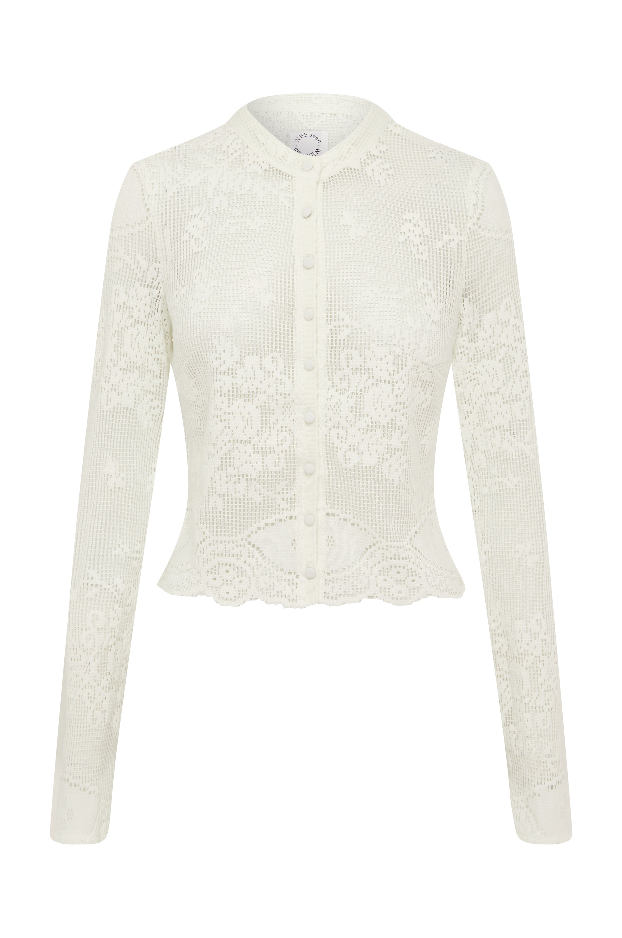 Belinda Top | White Lace – With Jéan