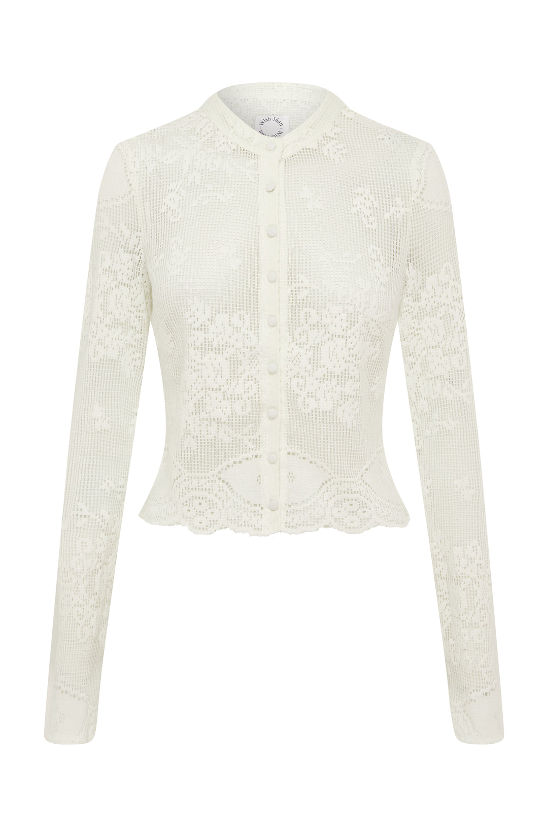 Belinda Top | White Lace