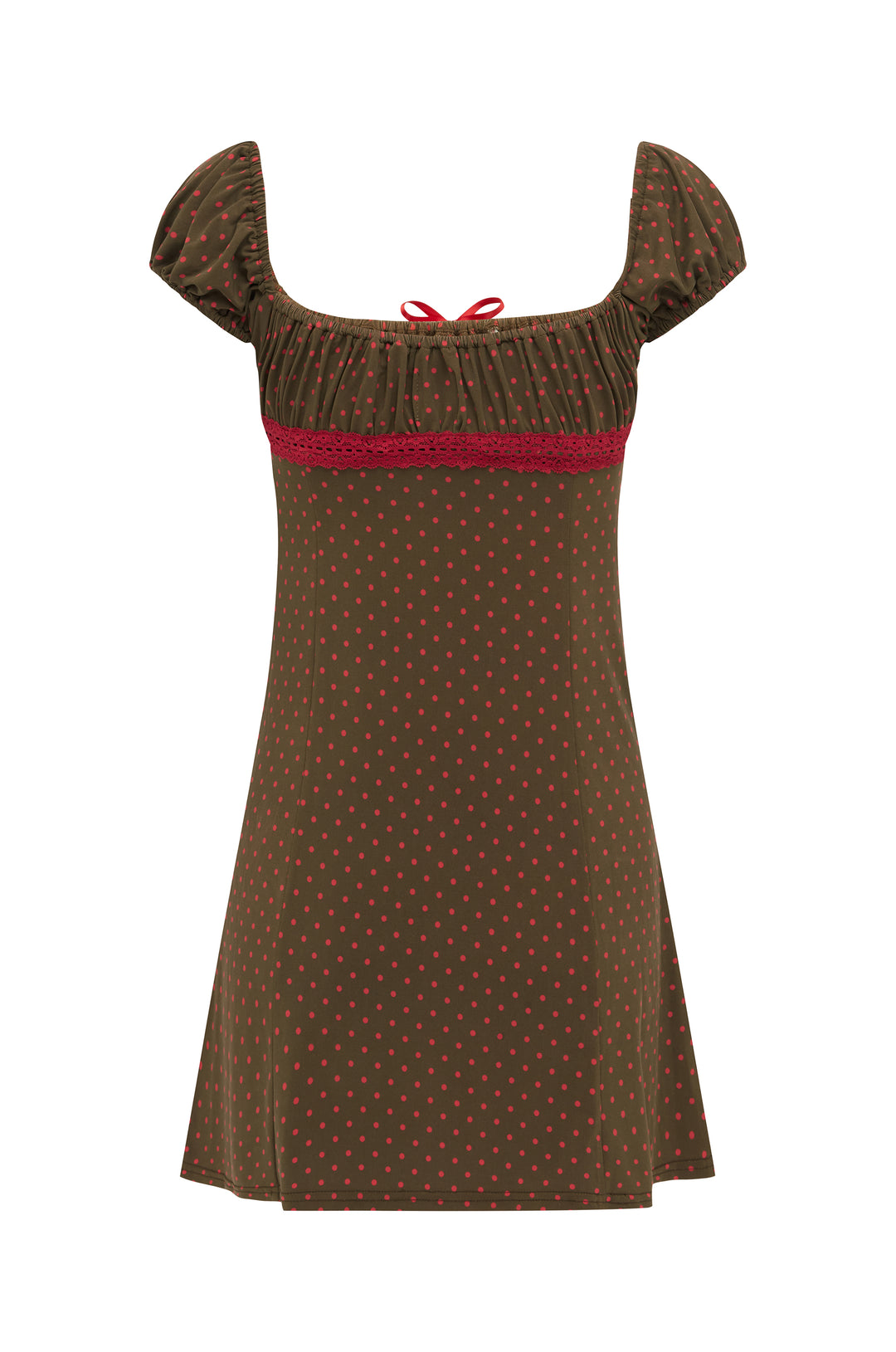 Billie Dress | Brown Polka Dot With Jan Billie Dress | Brown Polka Dot With Jan