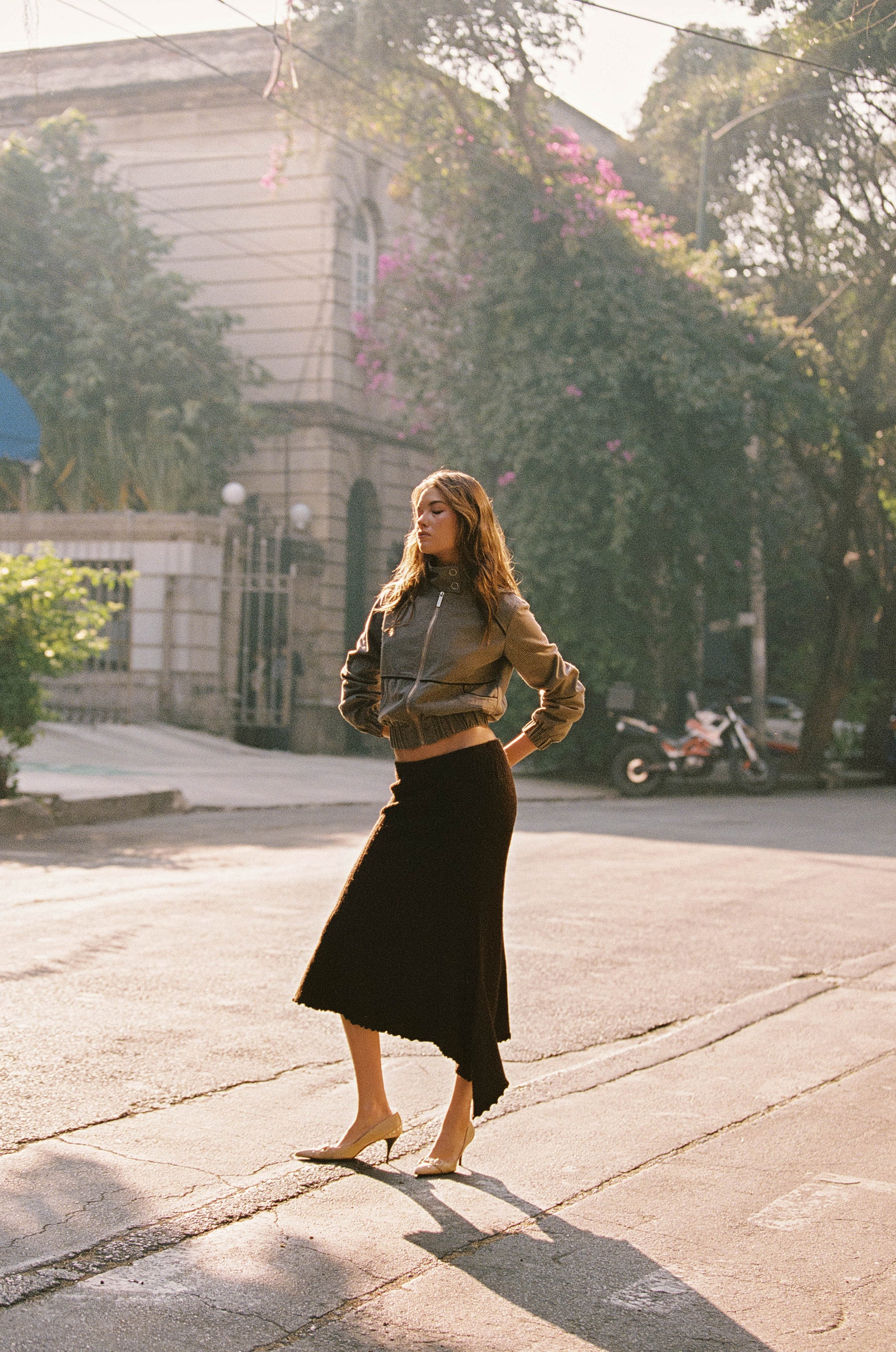 Blu Jacket | Check – With Jéan