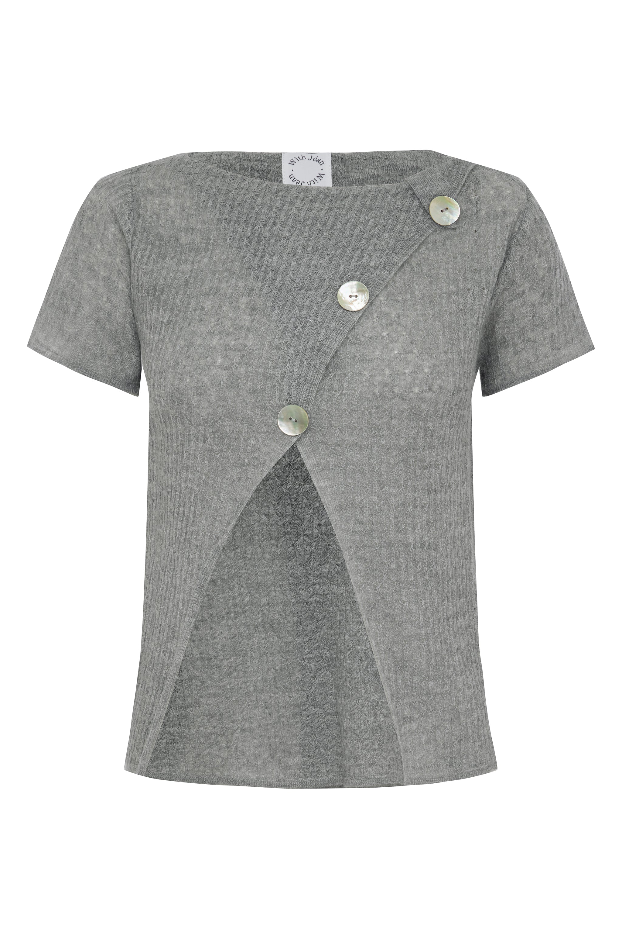 Cairo Top | Grey – With Jéan