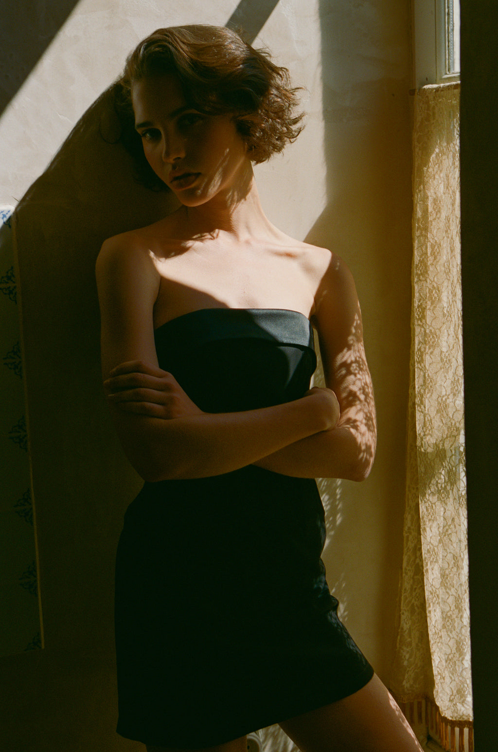 Chloe Corset Dress Black – With Jéan