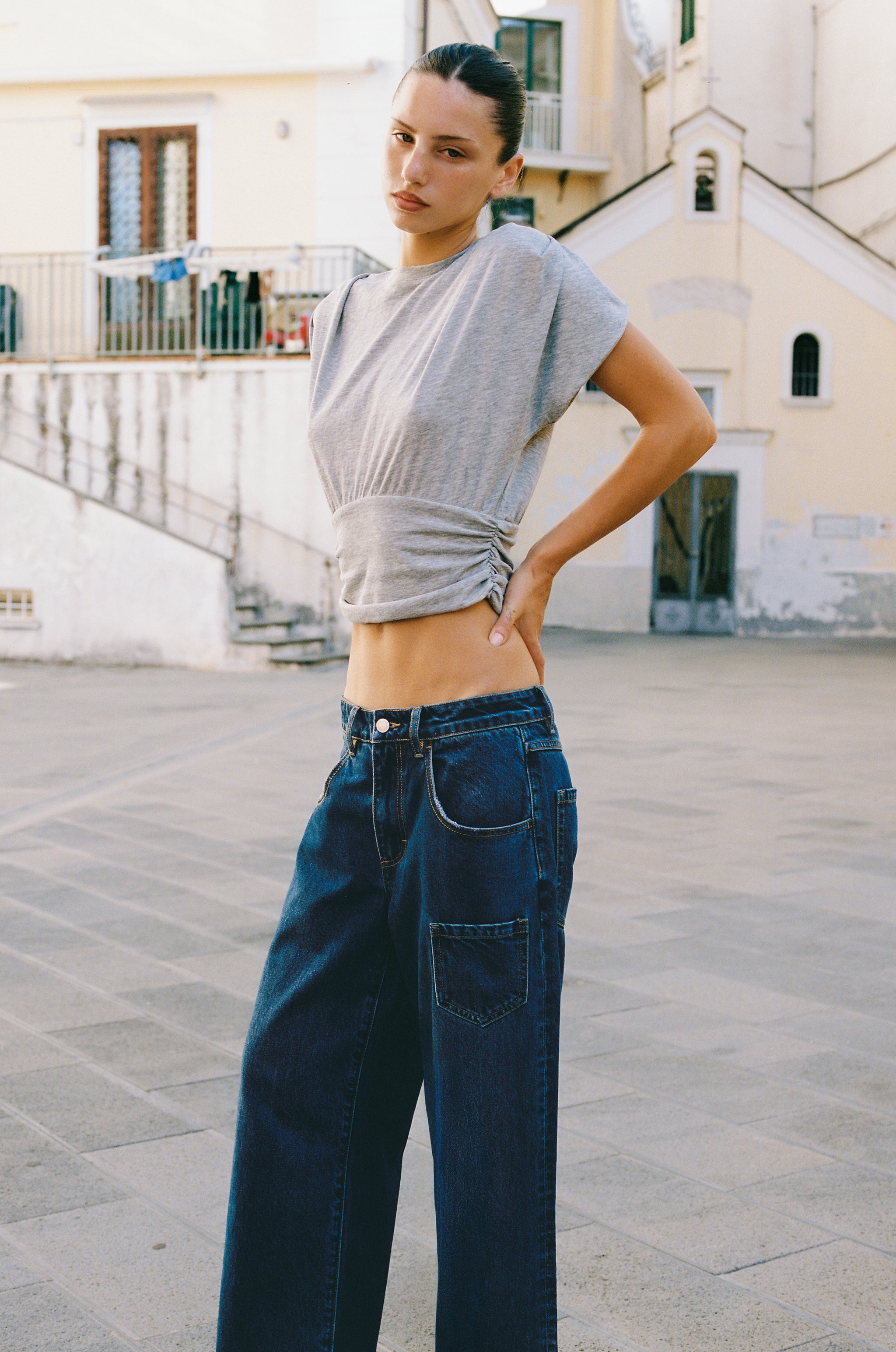 BIO wear Classic Jeans【Washed Indigo】 L Claudia Jeans | Washed Indigo – With Jéan