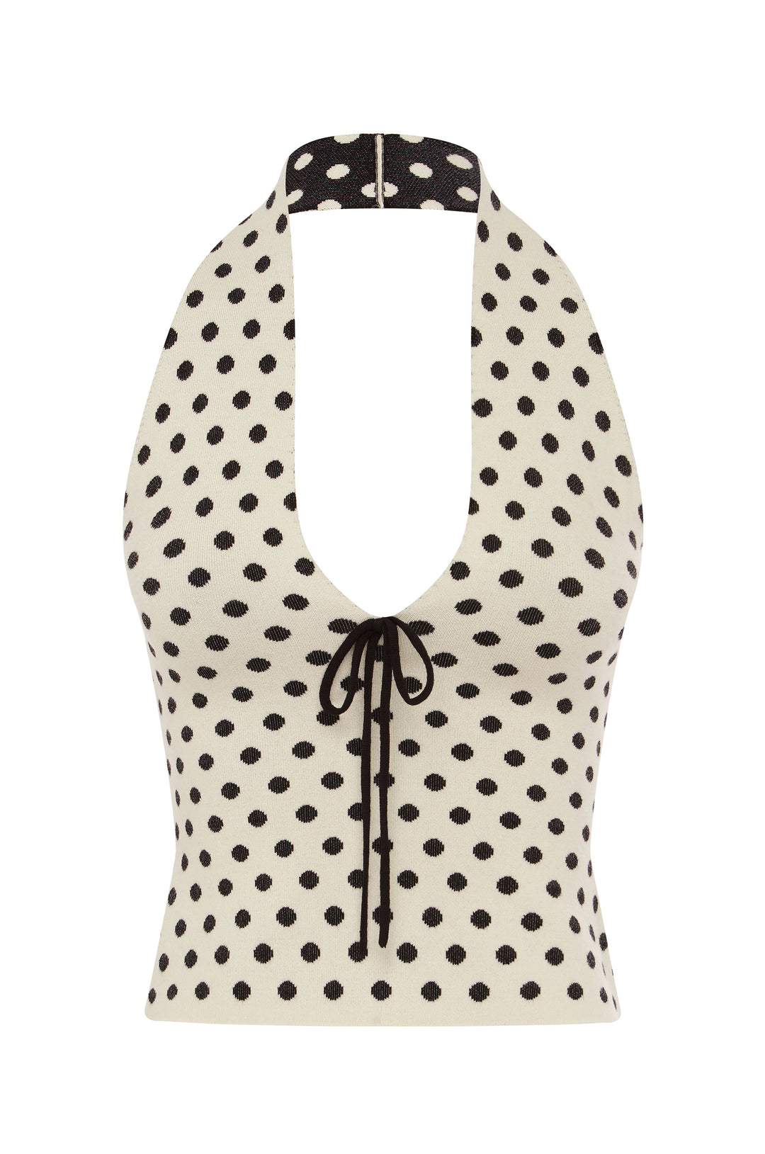 Dottie Top | Black / White Dot