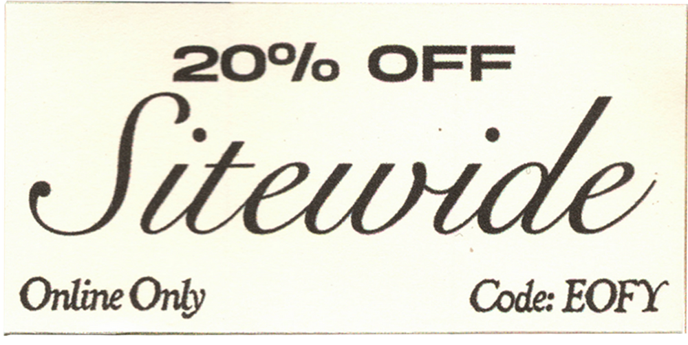 END OF SEASON SALE