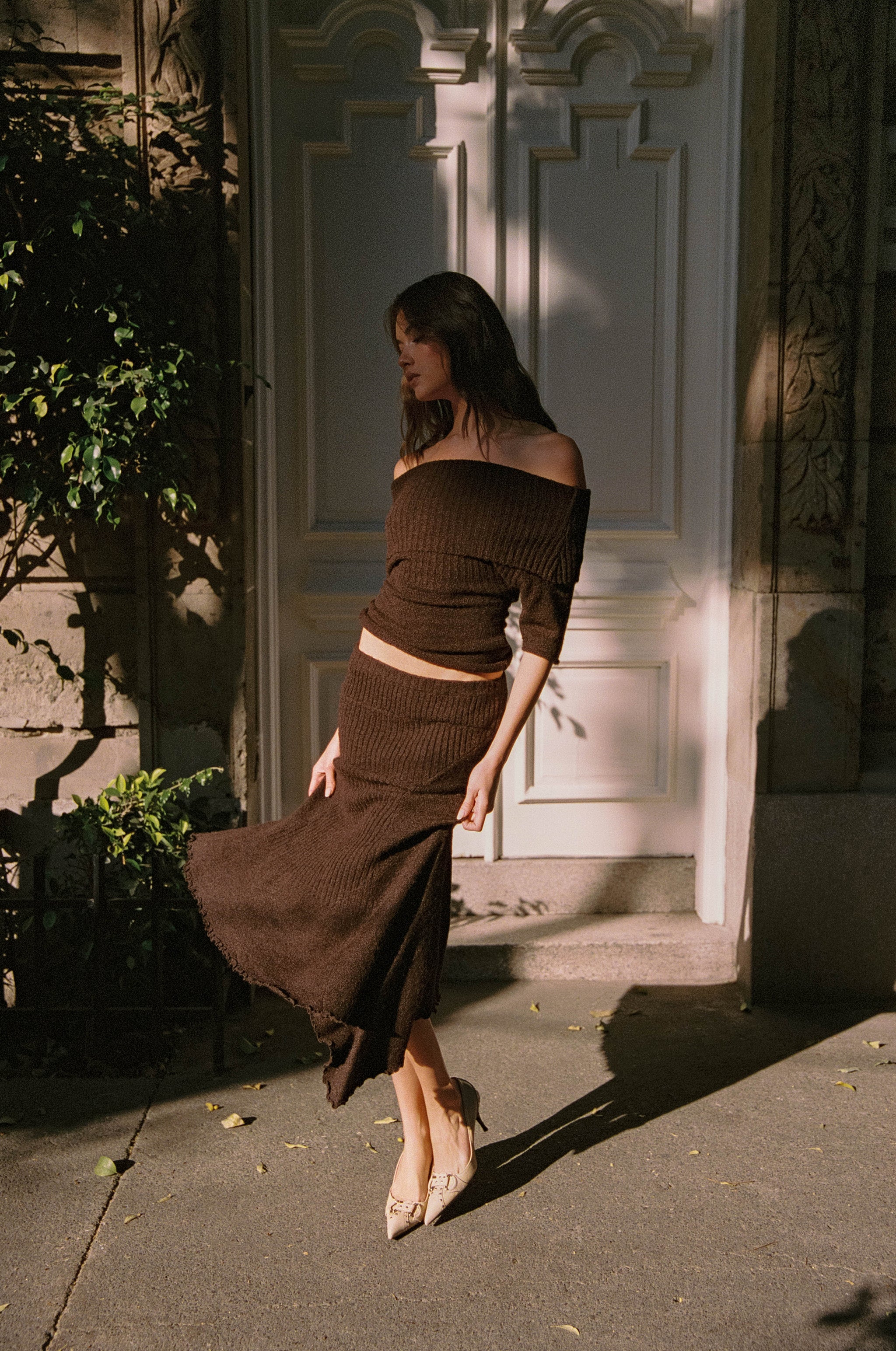 Fia Top | Chocolate – With Jéan