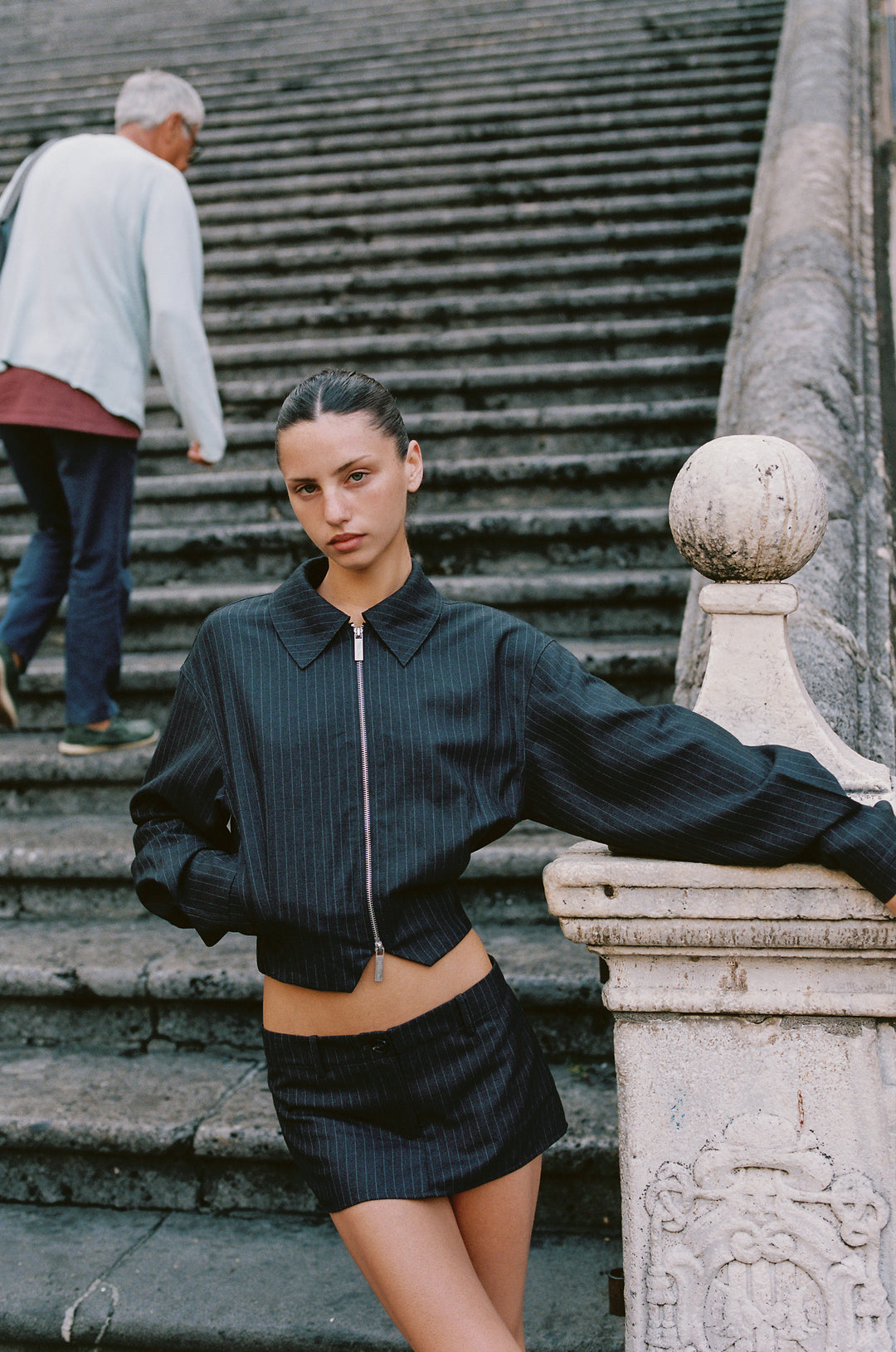 Fred Jacket | Pinstripe