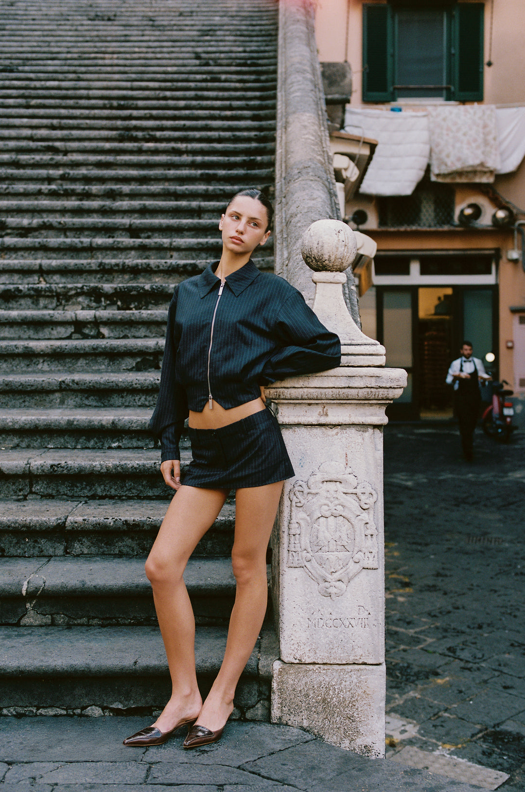 Fred Jacket | Pinstripe