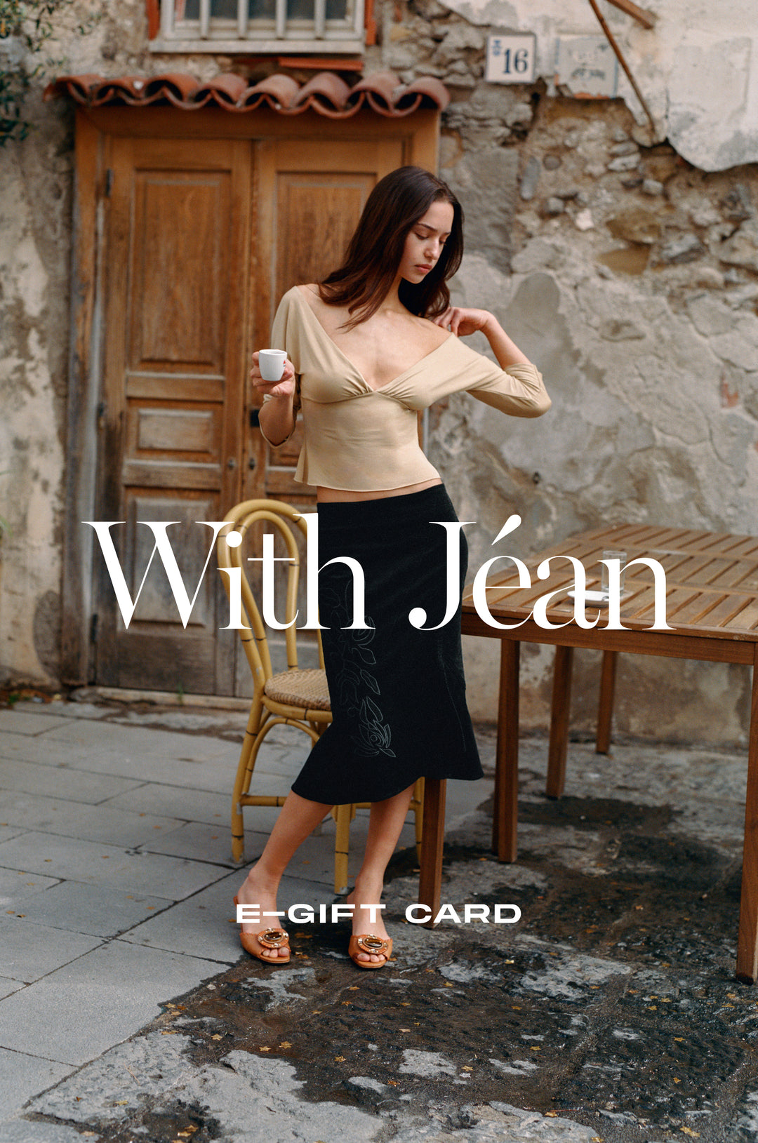 Gift Card front view
