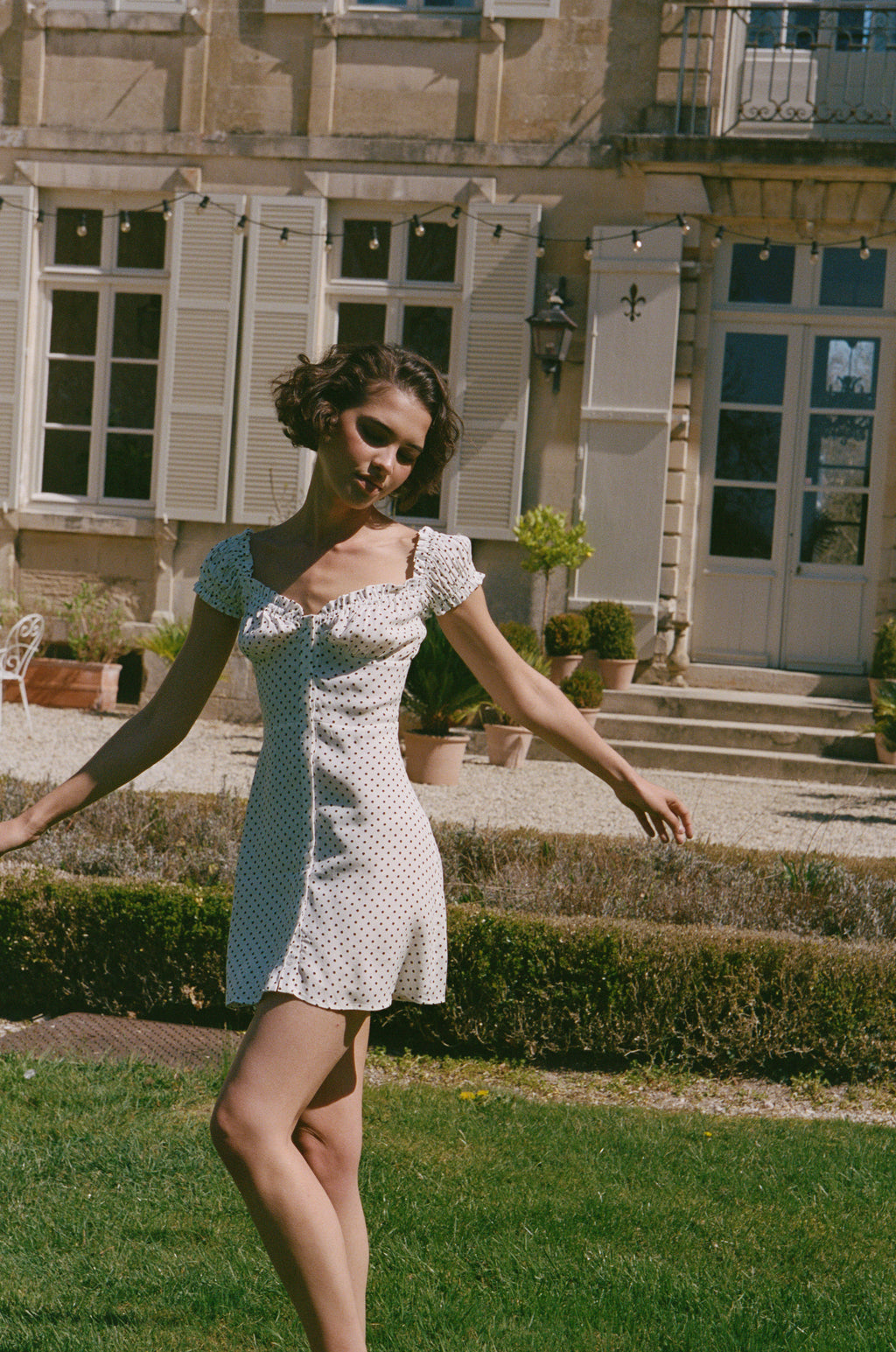 with jean isabelle dress green Ione dress – Isabelle Jolie main image 1