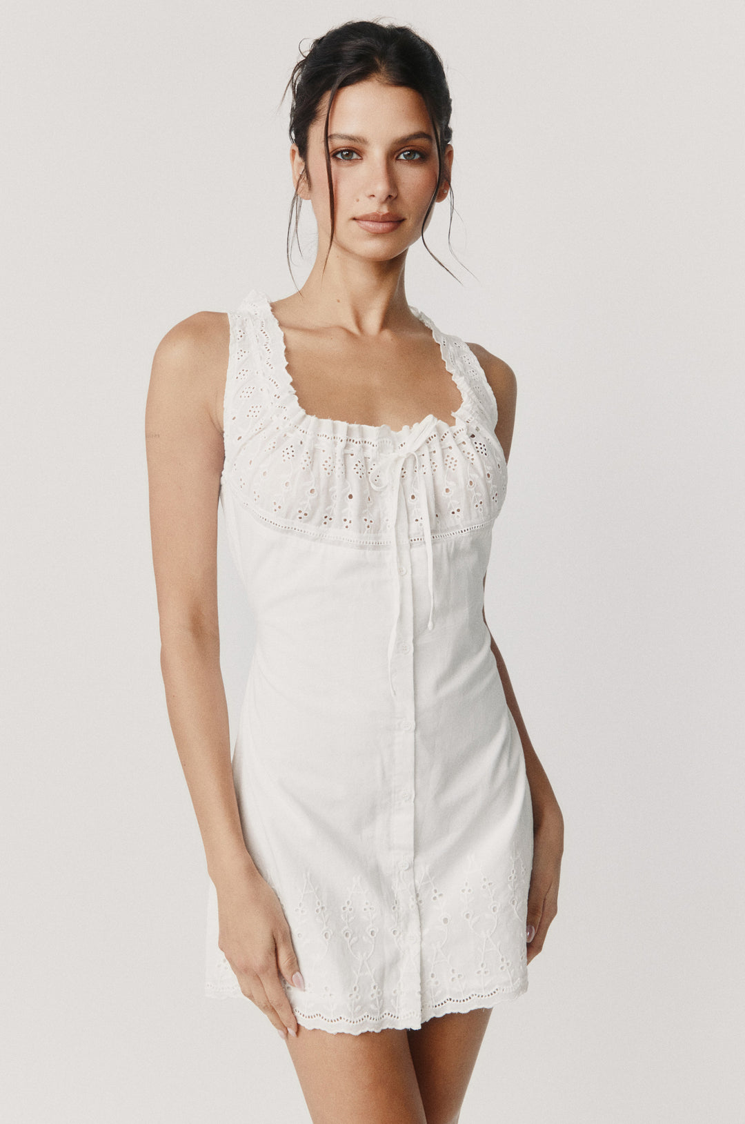 Jacquie Dress | White