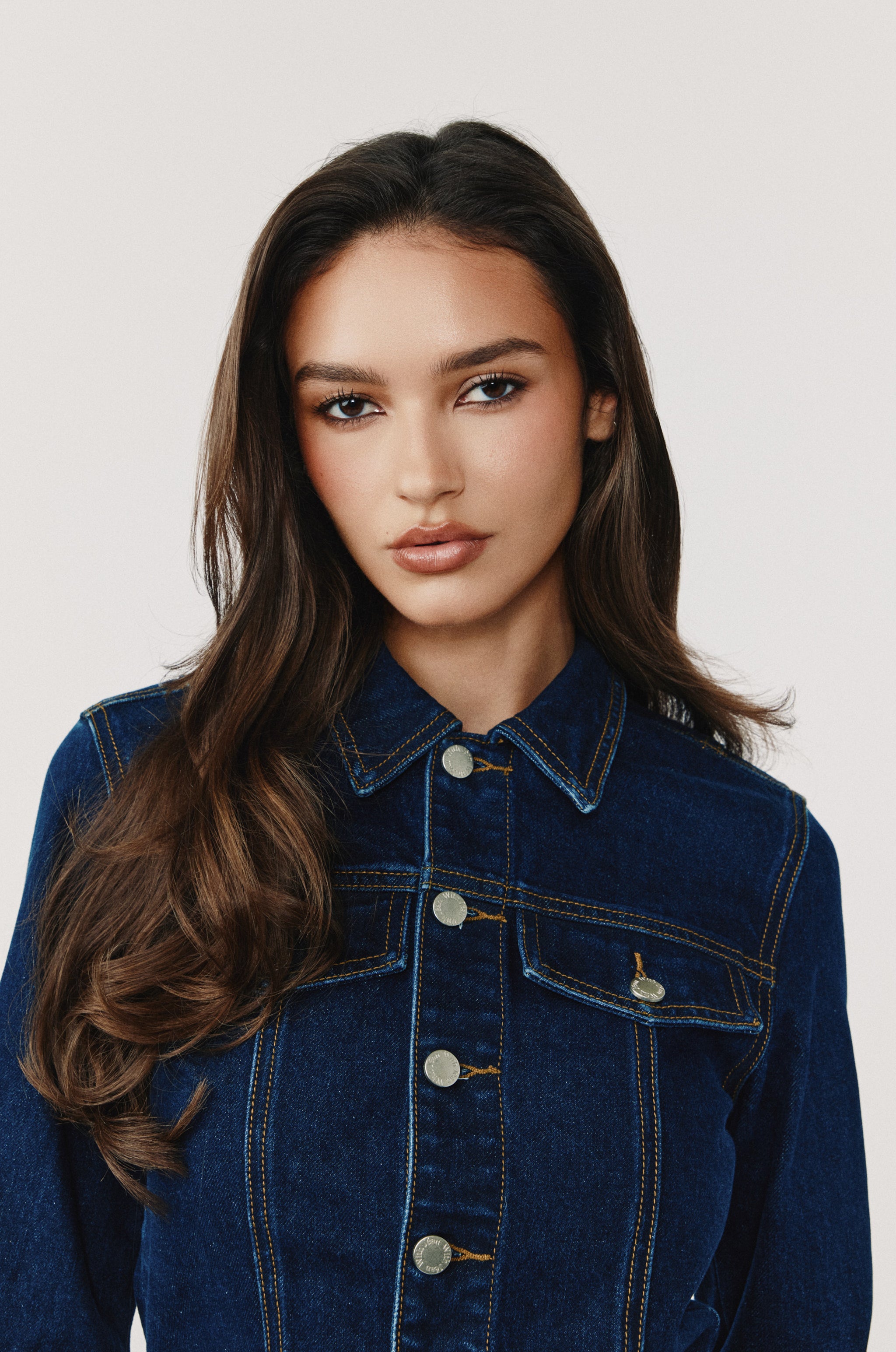 【INDIGO】Denim Zip Blouson Men's Zip-Up Short Blouson (Denim) | UNIQLO IT