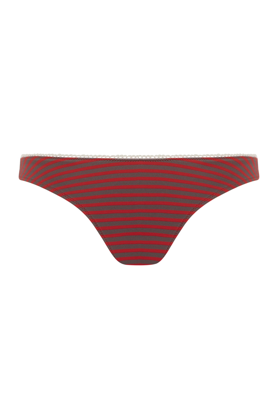 Jeanie Bikini Bottom | Red Stripe