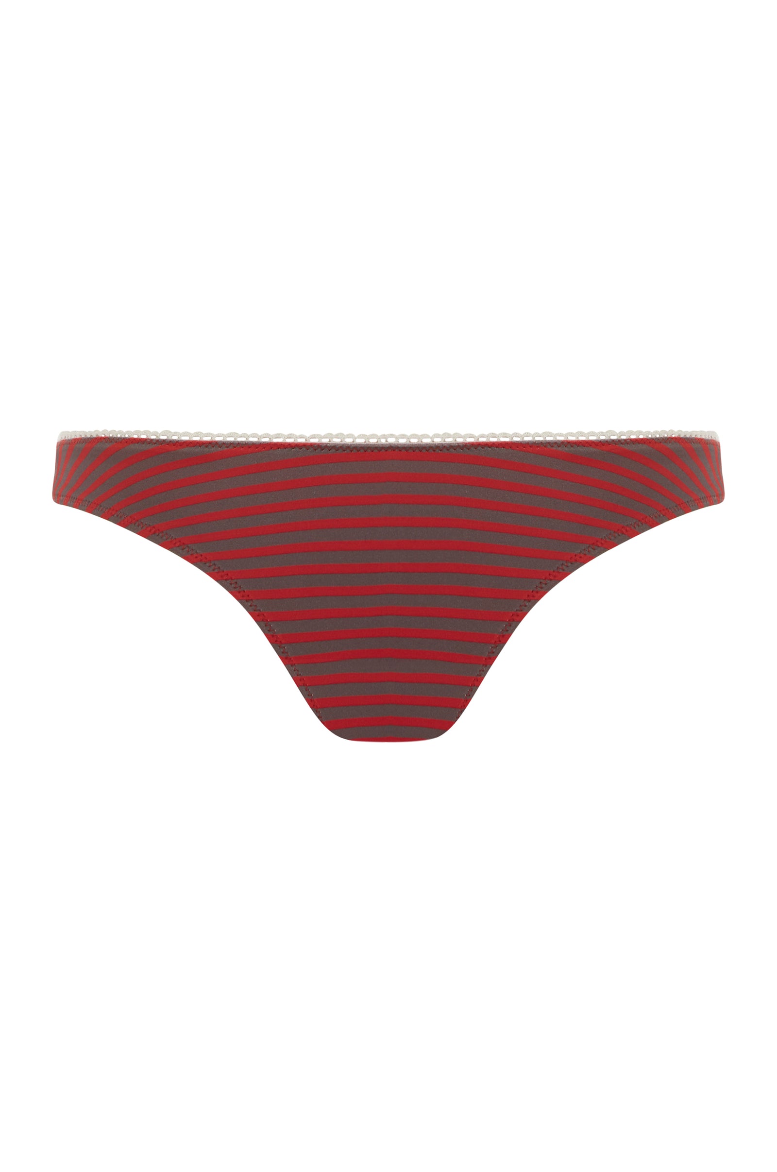 Jeanie Bikini Bottom | Red Stripe – With Jéan