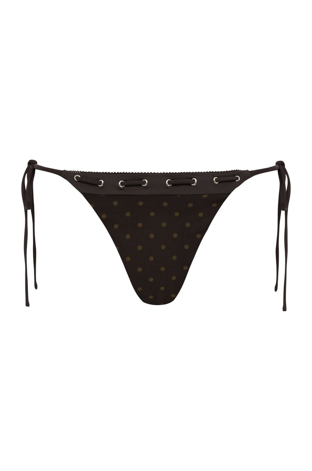 Juni Bikini Bottom | Brown Polka Dot