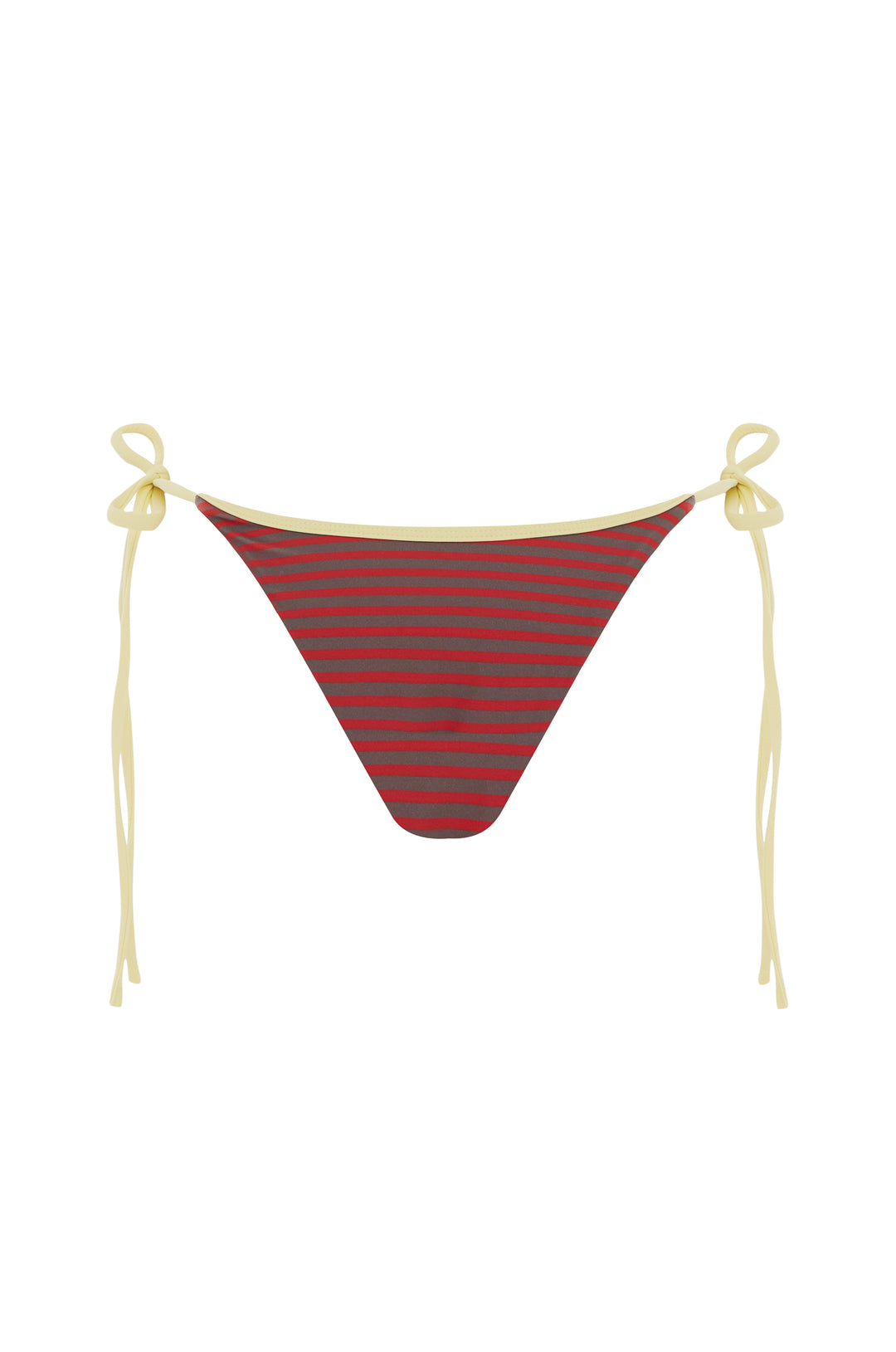Juni Bikini Bottom | Red Stripe