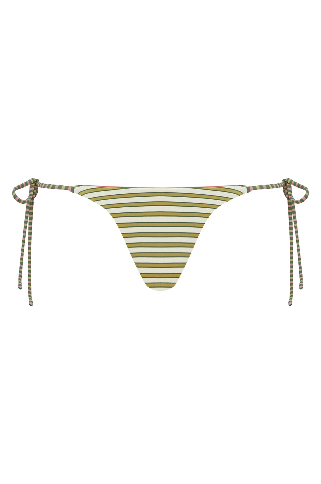 Juni Bikini Bottom | Toffee Stripe