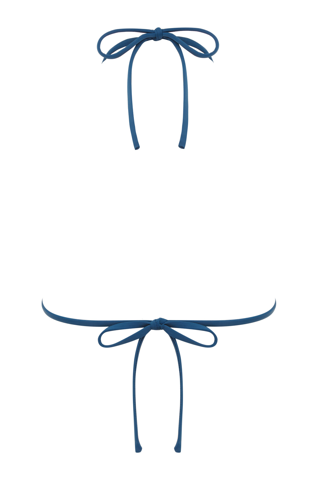 Juni Bikini Top | Blue Big Dot