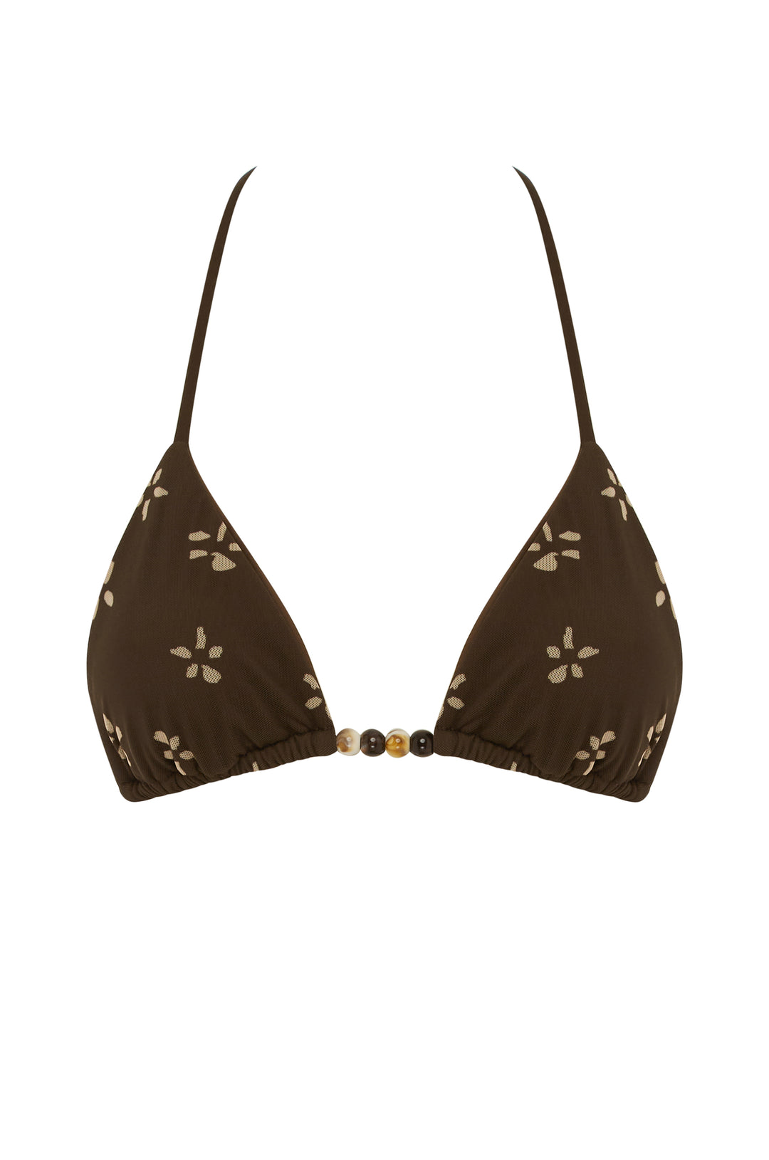 Juni Bikini Top | Brown Bloom